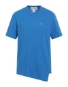 Lacoste X Comme Des Garçons Shirt Man T-shirt Azure Size Xs Cotton In Blue