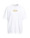Lacoste X Comme Des Garçons Shirt Man T-shirt White Size Xs Cotton