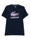 Lacoste X Daniil Medvedev T-shirt In Blue