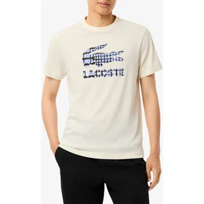 Lacoste X Daniil Medvedev Ultra-dry Performance T-shirt In White