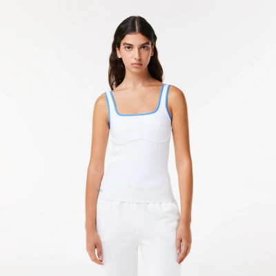 Lacoste X Eleven By Venus Technical Tank - 40 In White