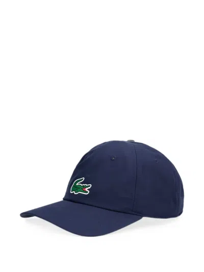 Lacoste X Novak Djokovic Logo-patch Baseball Cap In Blue