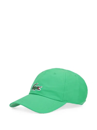 Lacoste X Novak Djokovic Logo-patch Baseball Cap In Green