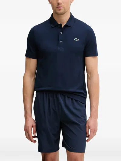 Lacoste X Novak Djokovic Tennis Polo Shirt In Blue