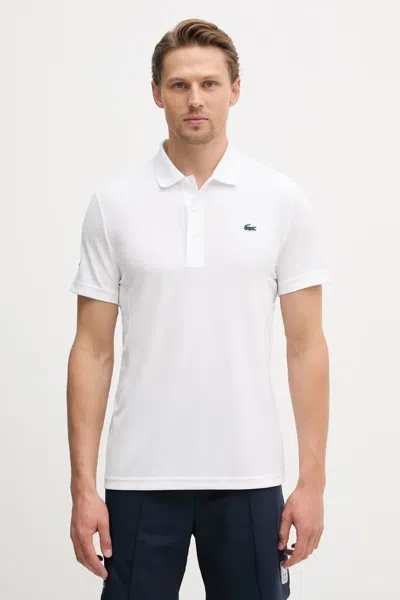 Lacoste X Novak Djokovic Tennis Polo Shirt In White
