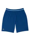 Lacoste X Novak Djokovic Tennis Track Shorts In Blue