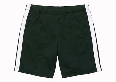 Pre-owned Lacoste X Ricky Regal Contrast Bands Piqué Shorts In Green