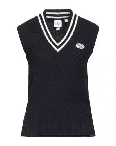 Lacoste X Sporty & Rich Woman Sweater Midnight Blue Size 10 Cotton, Polyamide