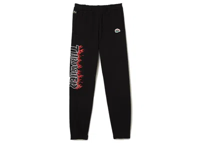 Pre-owned Lacoste X Thrasher Oversized Track Pants In Black