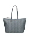 Lacoste Zely Tote Bag In Gray