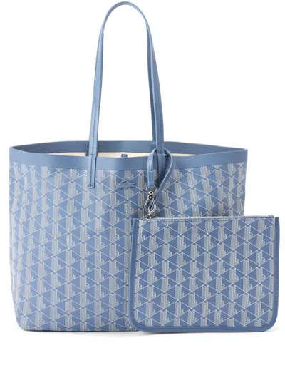 Lacoste Zely Tote Bag In Blue