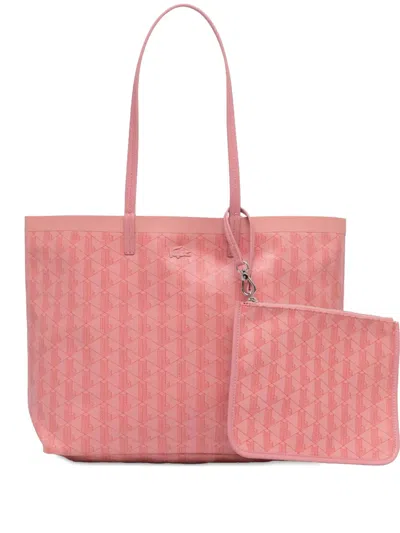 Lacoste Zely Tote Bag In Pink