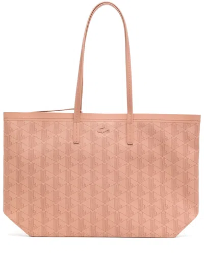 Lacoste Zely Tote Bag In Pink