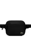 Lacoste Zip Crocodile Belt Bag In Black