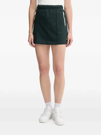 Lacoste Zip Pocket Mini Skirt In Green