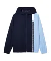 Lacoste Zipped Tennis Jacket In Navy Blue