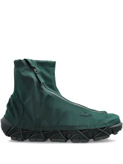 Lacoste Manaelle Gaitor High-top Sneakers In Animal Print