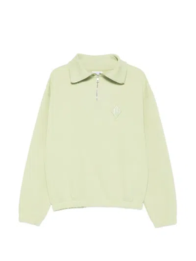 Lacoste Zip-fastening Sweatshirt In Green