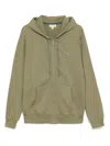 Lacoste Zipped Fleece Sweatshirt In Green
