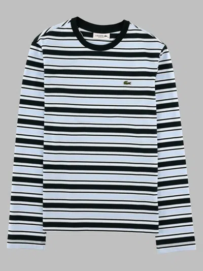 Lacoste -inspired Multicolour Mini Logo T-shirt For Women In Black