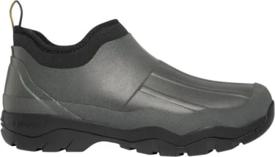 Pre-owned Lacrosse Alpha Muddy 4.5" Rubber Boots For Men Featuring Waterproof Rubber,... In Dark Gray