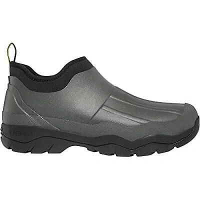 Pre-owned Lacrosse Men's Ankle Boot Rain In Gray