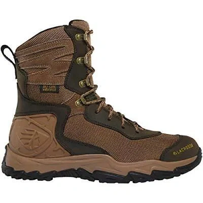 Pre-owned Lacrosse Men's Windrose 8" Waterproof Hunting Boot In Brown