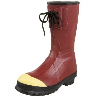 Pre-owned Lacrosse Men?s Insulated Pac 12? Steel Toe Work Boot, Red