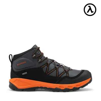 Pre-owned Lacrosse San Juan Mid Gtx Men's 4" Gunmetal/orange Hunt Boots 535812 - All Size