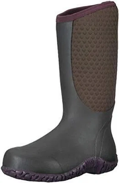 Pre-owned Lacrosse Women's Alpha Lite 14" 5.0mm Utility Boot, Chocolate/plum In Purple
