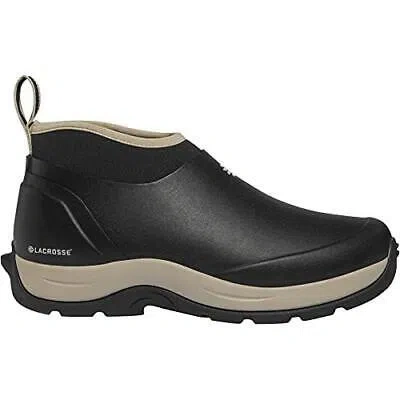 Pre-owned Lacrosse Women's Ankle Boot Rain, Black