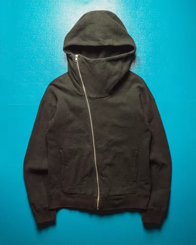 Pre-owned Lad Musician Black Asymmetrical Zip Up Hoody (s~m)