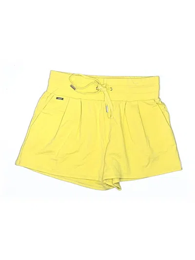 Pre-owned Ladaire Athletic Shorts In Yellow