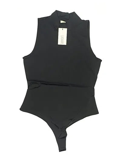 Pre-owned Ladaire Bodysuit In Black