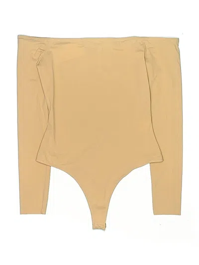 Pre-owned Ladaire Bodysuit In Tan