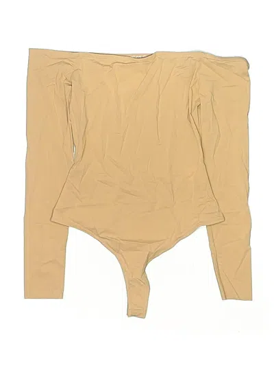 Pre-owned Ladaire Bodysuit In Tan