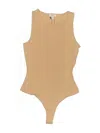 Ladaire Bodysuit In Tan