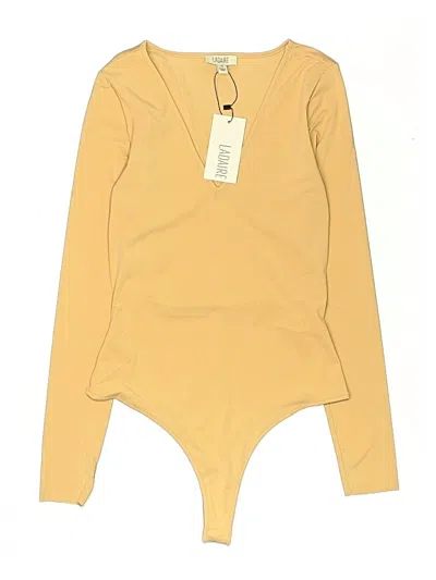 Pre-owned Ladaire Bodysuit In Yellow