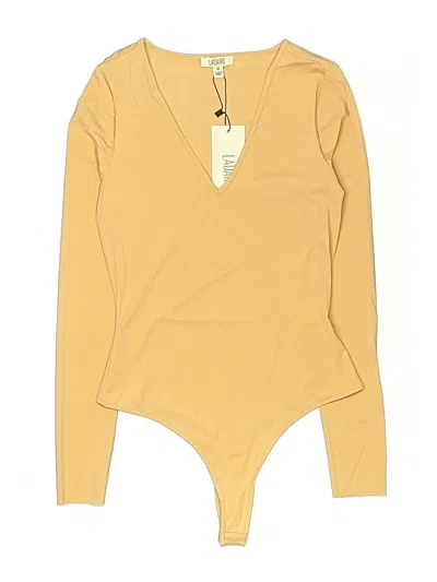 Pre-owned Ladaire Bodysuit In Yellow