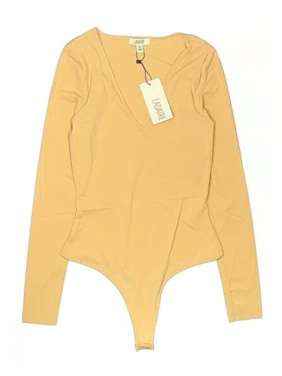 Pre-owned Ladaire Bodysuit In Yellow