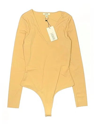 Pre-owned Ladaire Bodysuit In Yellow