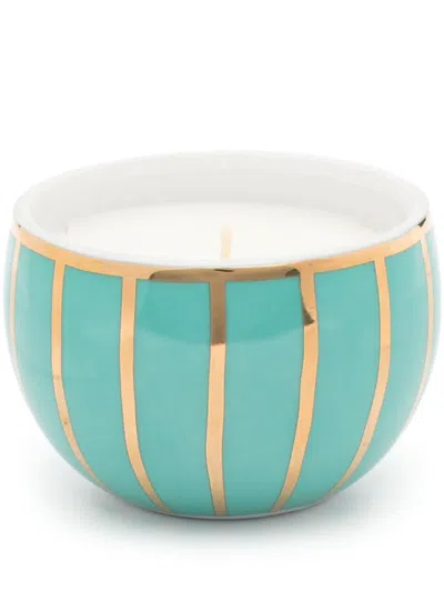 Ladenac Bois De Russie Patterned Candle (220g) In Blue
