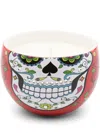 Ladenac Skull Egg-shaped Candle (200g) In Red
