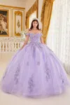 Ladivine 15702 Quinceanera Dress Long Sweet 16 Ball Gown In Purple