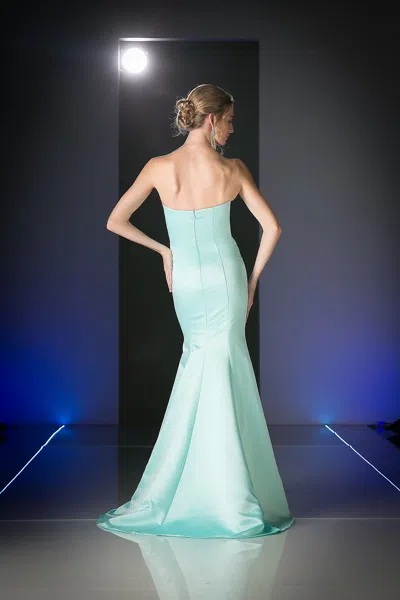 Ladivine 8792 Prom Long Mermaid Formal Dress In Green