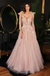 Ladivine Cb097 Formal Gown Prom Dress In Pink