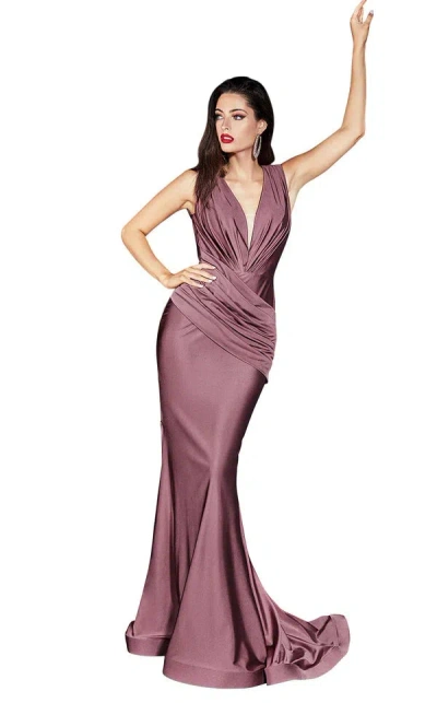 Ladivine Cd912 Formal Long Prom Dress In Purple
