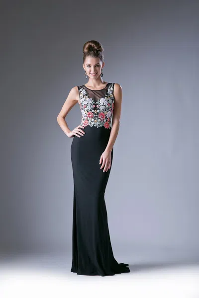 Ladivine Hw11 Mermaid Formal Long Fitted Prom Dress In Black