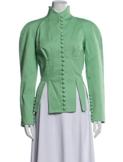 Pre-owned Lado Bokuchava Blazer In Green