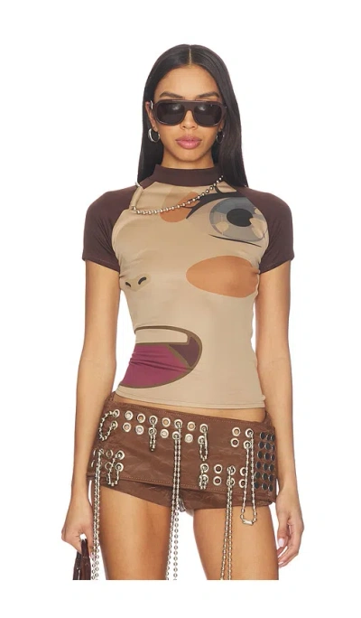 Lado Bokuchava Manga T-shirt In Brown
